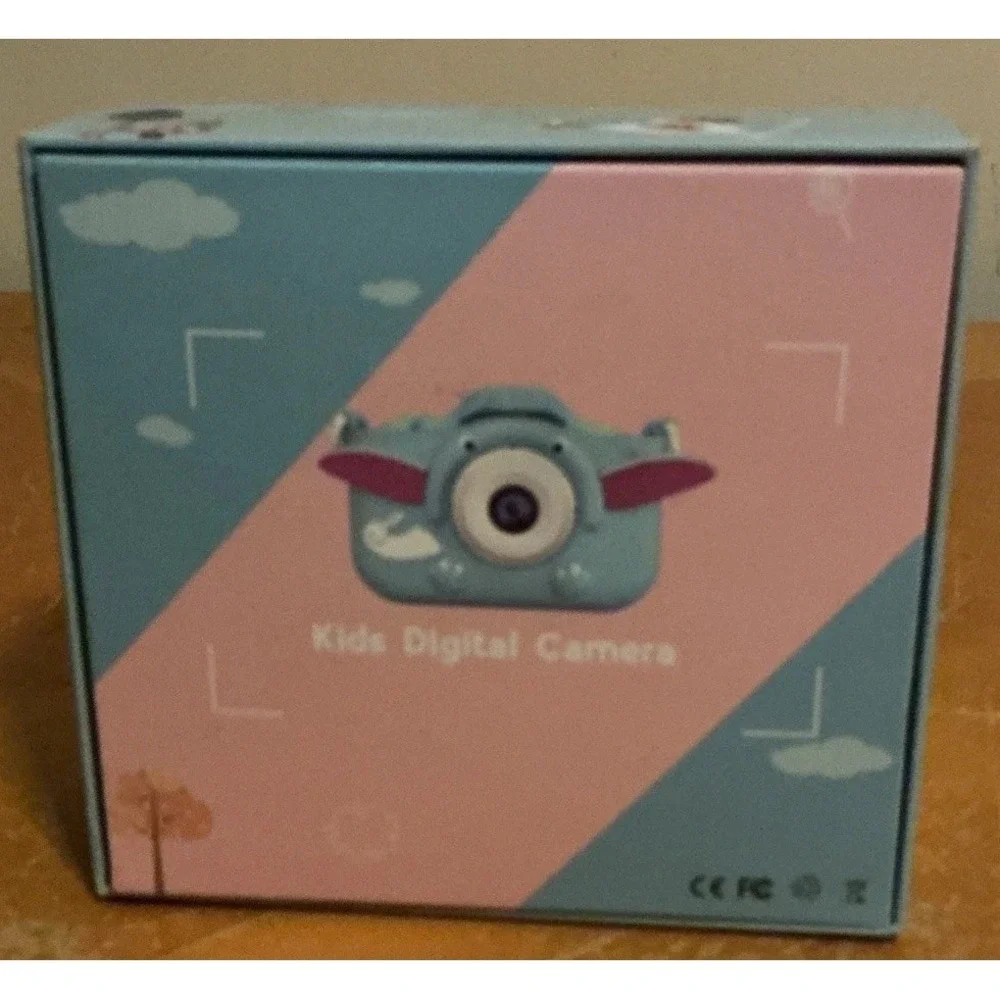 Kids Digital Camera Children LCD HD Rechargeable Pink Woof Good Dog New Open Box